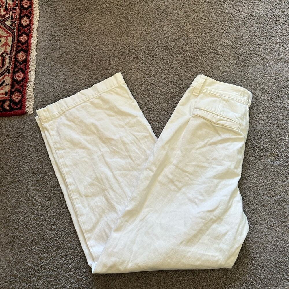 Madewell White Harlow Wide Leg Jean - Picture 10 of 10